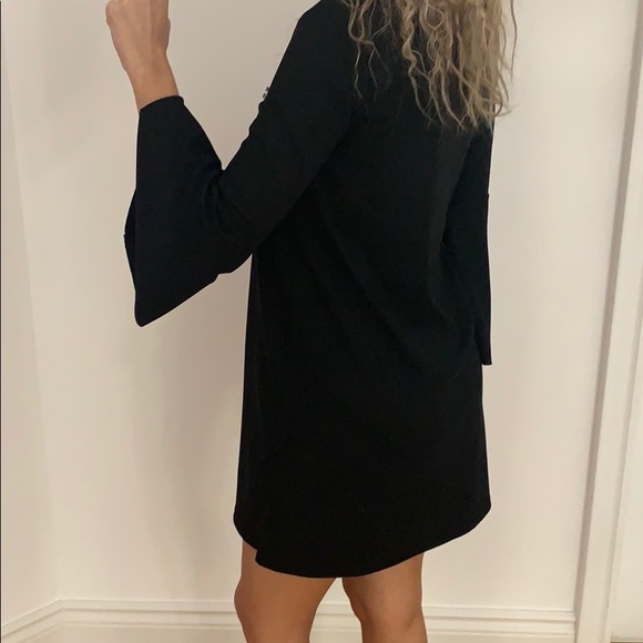 MINI WIDE-SLEEVE EVENING DRESS - Picture 2 of 2